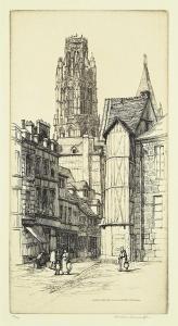 ARMINGTON Caroline Helena,La Tour de Beurre de la Cathedrale de Rouen #32/10,1923,Levis 2024-03-09