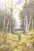 ARMITAGE A.C,A glade among the birches,1917,Andrew Smith and Son GB 2007-02-20