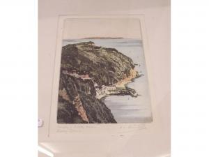 ARMITAGE R.L,Clovelly and Lundy Island from Hobby Drive,Smiths of Newent Auctioneers GB 2016-01-30