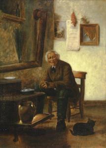 ARMOR Charles 1844-1911,Portrait of a Seated Man,Weschler's US 2014-05-09