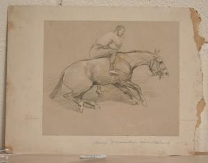 ARMOUR George Denholm 1864-1949,Rising and Mounting Simultaneously,Tooveys Auction GB 2008-06-18