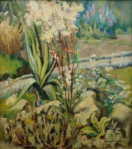 ARMSTRONG Alixe Jean Shearer 1894-1984,Flowers and foliage in a garden,Rosebery's GB 2019-06-11