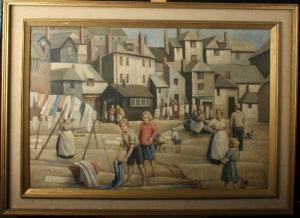 ARMSTRONG Alixe Jean Shearer 1894-1984,Washday St Ives,David Lay GB 2019-01-31