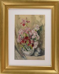 ARMSTRONG Ivy F 1900-1900,Still Life with Iris,Stair Galleries US 2011-09-10