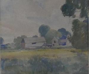 ARMSTRONG James,rural landscape with farmhouse and barn,Criterion GB 2021-07-28