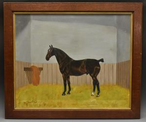 ARMSTRONG W.,Equine portrait, Dewhurst, Hun,20th century,Bamfords Auctioneers and Valuers 2018-08-01