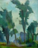 ARMSTRONG William Walton 1916-1998,Treed Landscape,Westbridge CA 2017-12-10