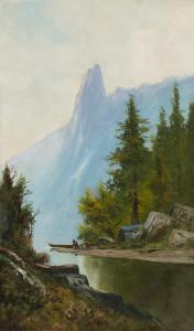 ARMSTRONG William Weaver 1862-1906,Sentinel Rock, Yosemite,1894,Santa Fe Art Auction US 2017-11-11