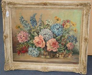ARNAUD,Still Life Study of Flowers,Tooveys Auction GB 2013-05-15