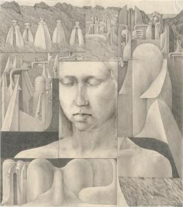 ARNDT Axel 1941-1998,Surrealistische Szene,1966,Galerie Bassenge DE 2020-11-26