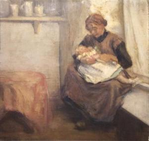 ARNDT Hermina 1885-1926,Mother and child,1885,Matsa IL 2016-04-17