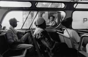 ARNDT THOMAS 1944,Bus Passing a Truck Driver from Visions of Hopes a,1995,Hindman US 2021-01-21