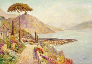 ARNEGGER Alois 1879-1963,Blick auf Bellagio am Comersee,Palais Dorotheum AT 2024-02-21