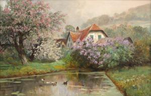 ARNEGGER Alois 1879-1963,Spring,Artmark RO 2024-04-10