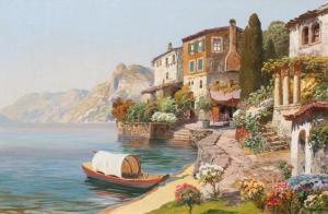 ARNEGGER Georg 1901,Sorrento Coastal Scene,Burchard US 2010-04-18