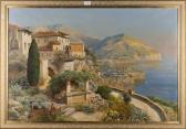 ARNEGGER Gottfried 1905-1943,View of the Amalfi Coast,Tooveys Auction GB 2016-03-23