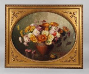 ARNHEIM Elly 1877-1945,Blumenstillleben prachtvolles Arrangement aus vers,Mehlis DE 2018-02-22