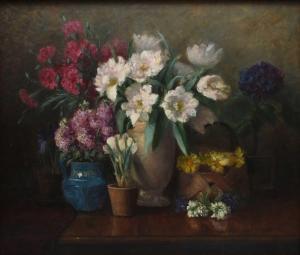 ARNHEIM Elly 1877-1945,Still life with spring flowers,Woolley & Wallis GB 2023-12-13