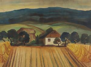 ARNOLD Christian 1889-1960,Landschaft,Von Zengen DE 2022-09-02