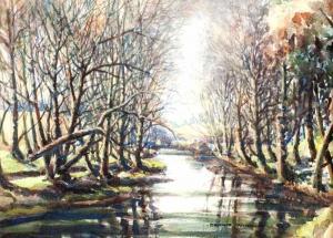 ARNOLD Dennis,WINTER SUNSHINE, SHAW'S BRIDGE,Ross's Auctioneers and values IE 2013-08-07