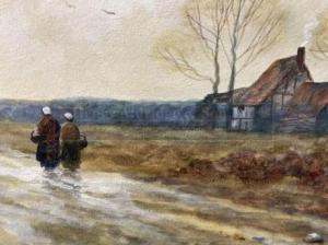 ARNOLD F.,rustic scene,Henry Aldridge GB 2021-08-14