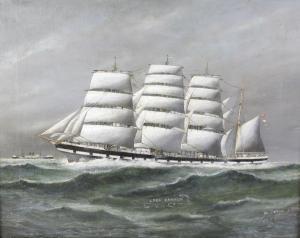 ARNOLD J.,Study of the clipper ship Loch Carron,1930,Fellows & Sons GB 2018-03-05