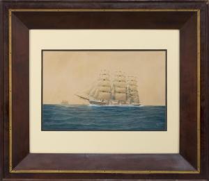 ARNOLD Jay 1900-1900,A portrait of the clipper ship Georg Stage,Eldred's US 2019-01-18