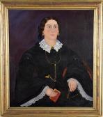 ARNOLD John James Trumbull 1812-1865,PORTRAIT OF WOMAN,1850,Charlton Hall US 2010-12-03