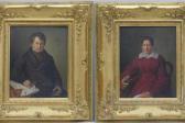 ARNOLD Josef 1823-1862,Porträtdarstellungen, sitzende Dame mit Gebetbuch,Georg Rehm DE 2019-10-10