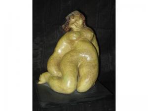 ARNOLD Newell Hillis,Glazed ceramic nude female figure,1967,Ivey-Selkirk Auctioneers 2008-11-15