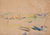 ARNOULT Reynolds 1919-1980,Les bateaux sur la grêve,Kahn & Associes FR 2023-05-12