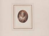 ARNOUT Jean Baptiste 1788-1856,Portrait d'une jeune femme à la collerette,Aguttes FR 2017-04-27