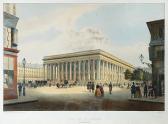 ARNOUT Louis Jules 1814-1868,Paris, vue de la Bourse,Vltav CZ 2017-10-26