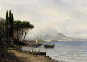 ARNZ Albert 1832-1914,Am Golf von Neapel,1894,Scheublein Art & Auktionen DE 2021-09-24