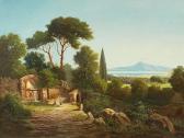 ARNZ Albert 1832-1914,View of the Bay of Naples,Lempertz DE 2016-03-16