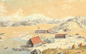AROE Jacob 1803-1870,Colonien Frederikshaab i Grönland,1844,Bruun Rasmussen DK 2022-03-01