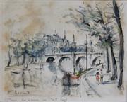 AROLANT,Paris, Le Seine au Pont Neuf,Theodore Bruce AU 2015-09-27