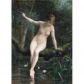 AROSA Marguerite 1800-1900,YOUNG WOMAN BATHING,1884,Sotheby's GB 2008-04-18