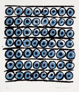 AROUNI MARY,Untitled (composition with blue circles),2007,Bloomsbury New York US 2009-11-03