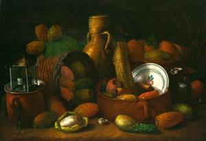 ARRIETA José Agustín 1802-1879,Still Life with Prickly Pears,La Suite ES 2024-03-07