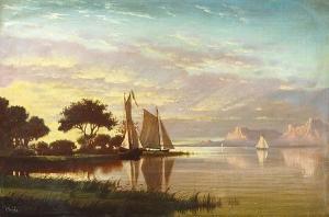 ARRIOLA Fortunato 1827-1872,Luminous Sunset with Sailboats,Bonhams GB 2007-05-01