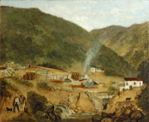 ARRIOLA Herminia 1858,A mine in Mexico,1880,Bonhams GB 2014-10-12