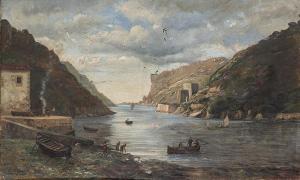 ARRUTI Y GONZALEZ POLA Eugenio 1845-1889,River landscape,Subastas Segre ES 2019-10-22
