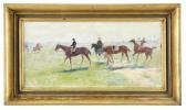 ARSENIUS Carl Georg 1855-1908,Solskensstudie från Chantilly (skiss),Uppsala Auction SE 2019-04-09