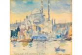 ARSEVEN CELAL ESAD 1876-1971,View of the mosque Yeni Cami,1876,Alif Art TR 2015-03-08