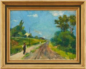 ARSTE Karl 1899-1942,Motiv från Luisenthal,1927,Uppsala Auction SE 2024-08-20