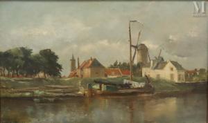 ARTAN DE SAINT MARTIN Louis 1837-1890,Paysage au moulin,Millon & Associés FR 2024-02-15