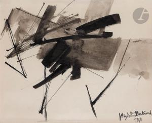 ARTHUR BERTRAND Huguette 1920-2005,Composition,1960,Ader FR 2023-10-04