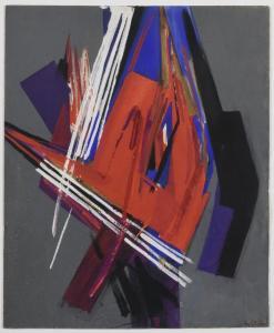 ARTHUR BERTRAND Huguette 1920-2005,COMPOSITION ABSTRAITE,1958,Digard FR 2023-11-28