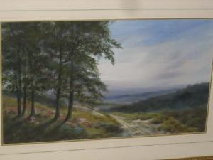 ARTHUR Eric Stafford 1894,Wooded Landscape, indistinctly sign,Hartleys Auctioneers and Valuers 2007-02-14